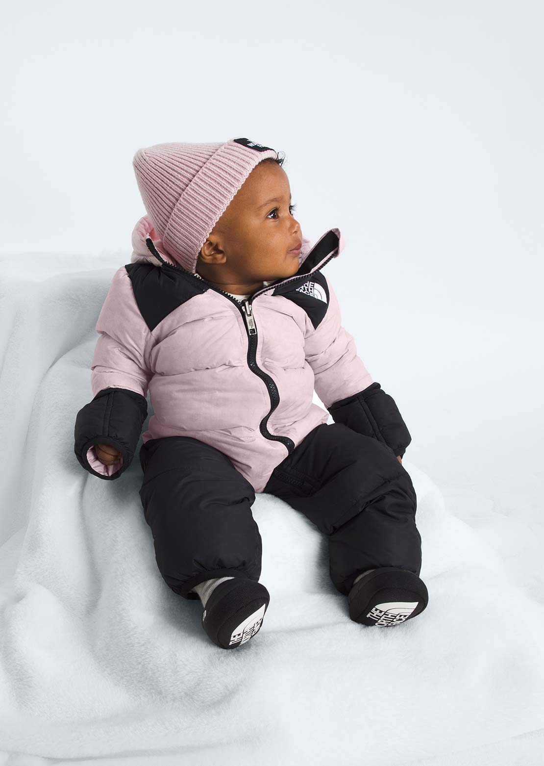 The North Face Infant 1996 Retro Nuptse One-Piece Pale Blossom
