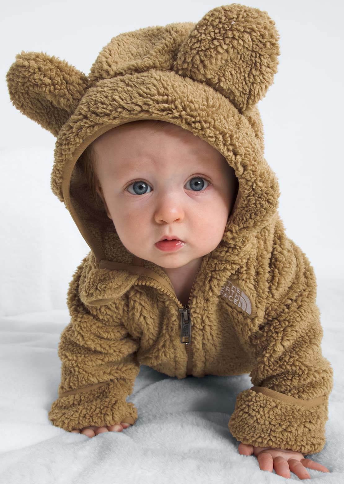 The North Face Infant Campshire Full Zip Hood Teddy Brown