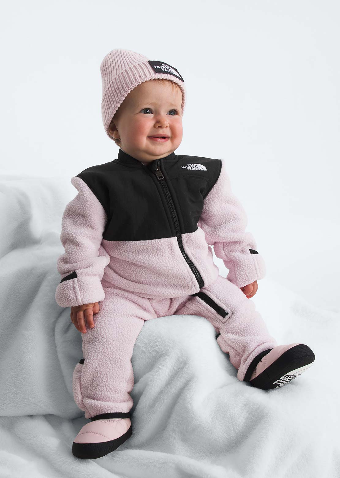 The North Face Infant Denali One-Piece Set Pale Blossom