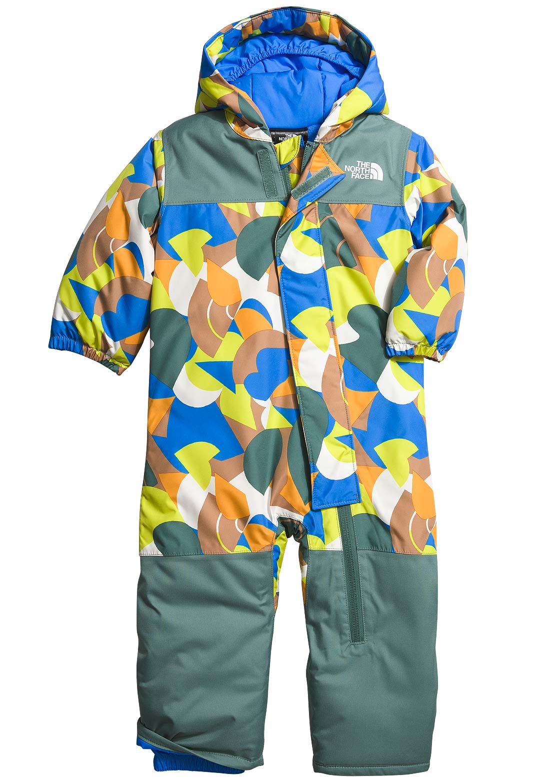 The North Face Infant Freedom Snow Suit Almond Butter Big Abstract Print