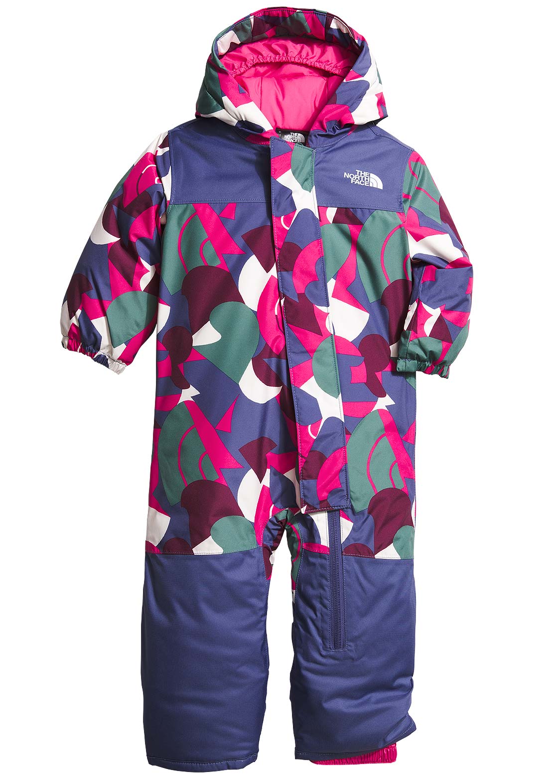 The North Face Infant Freedom Snow Suit Mr. Pink Big Abstract Print