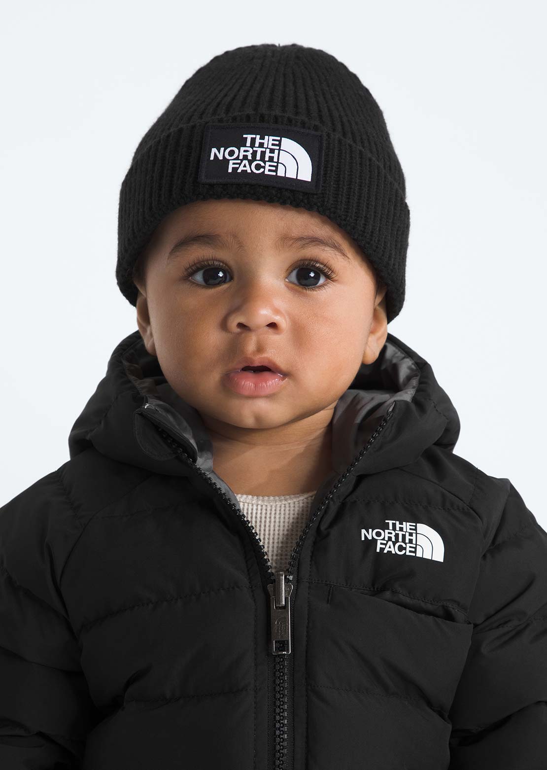 The North Face Infant Logo Box Beanie TNF Black