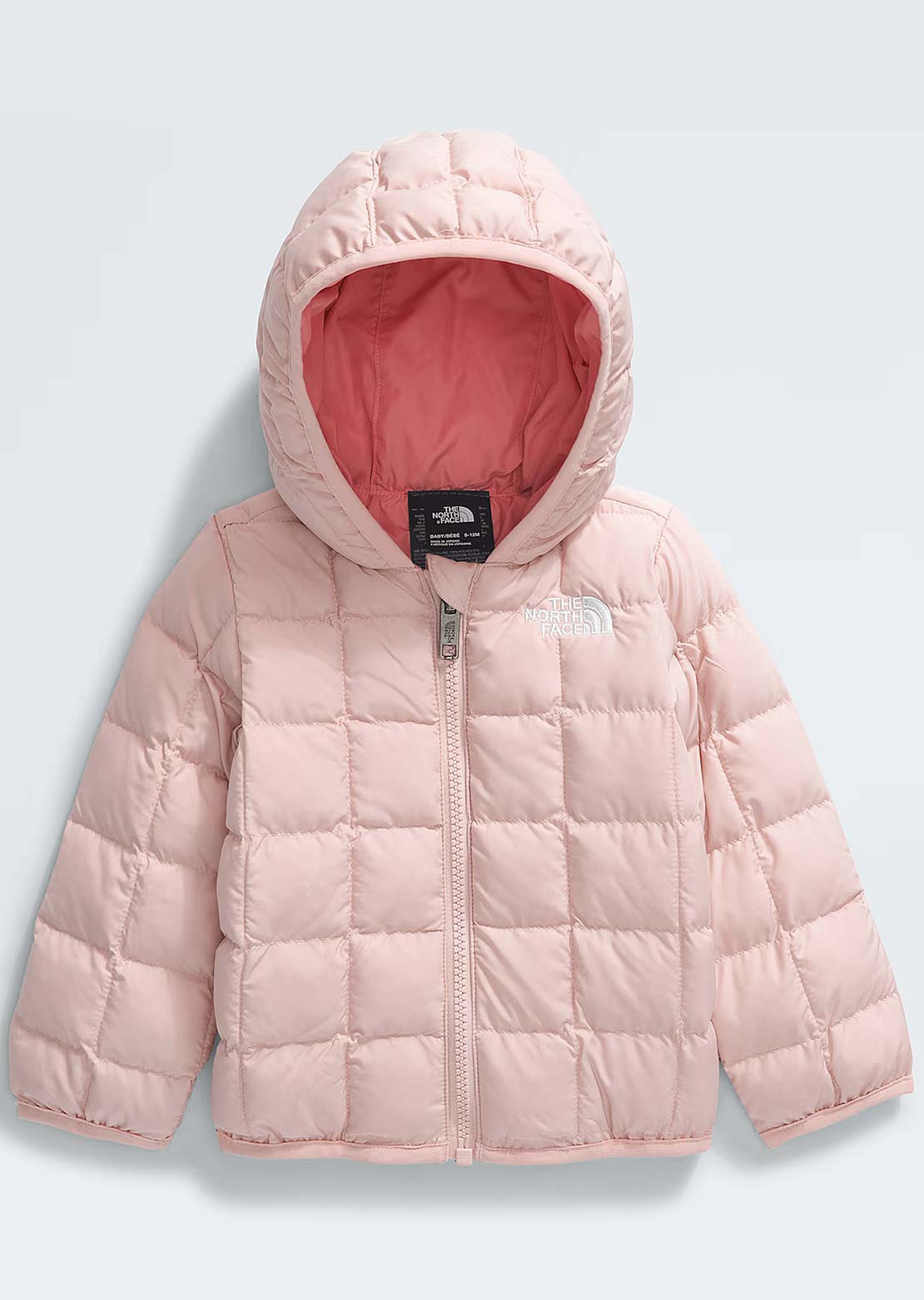 The North Face Infant Reversible ThermoBall Hooded Jacket Pink Moss