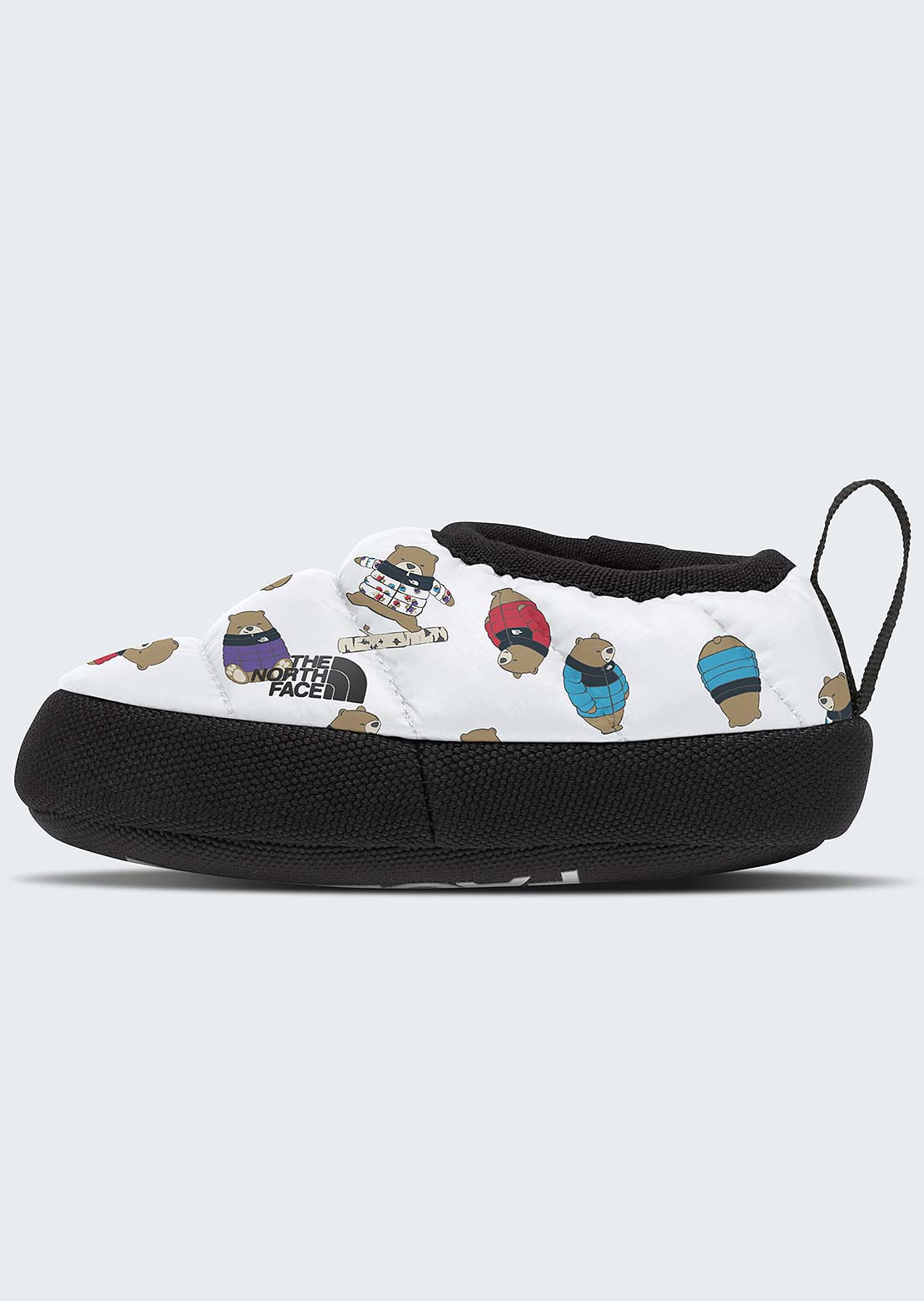 The North Face Infant Tent Mule Slippers Nuptse Bears Print Multi/TNF Black