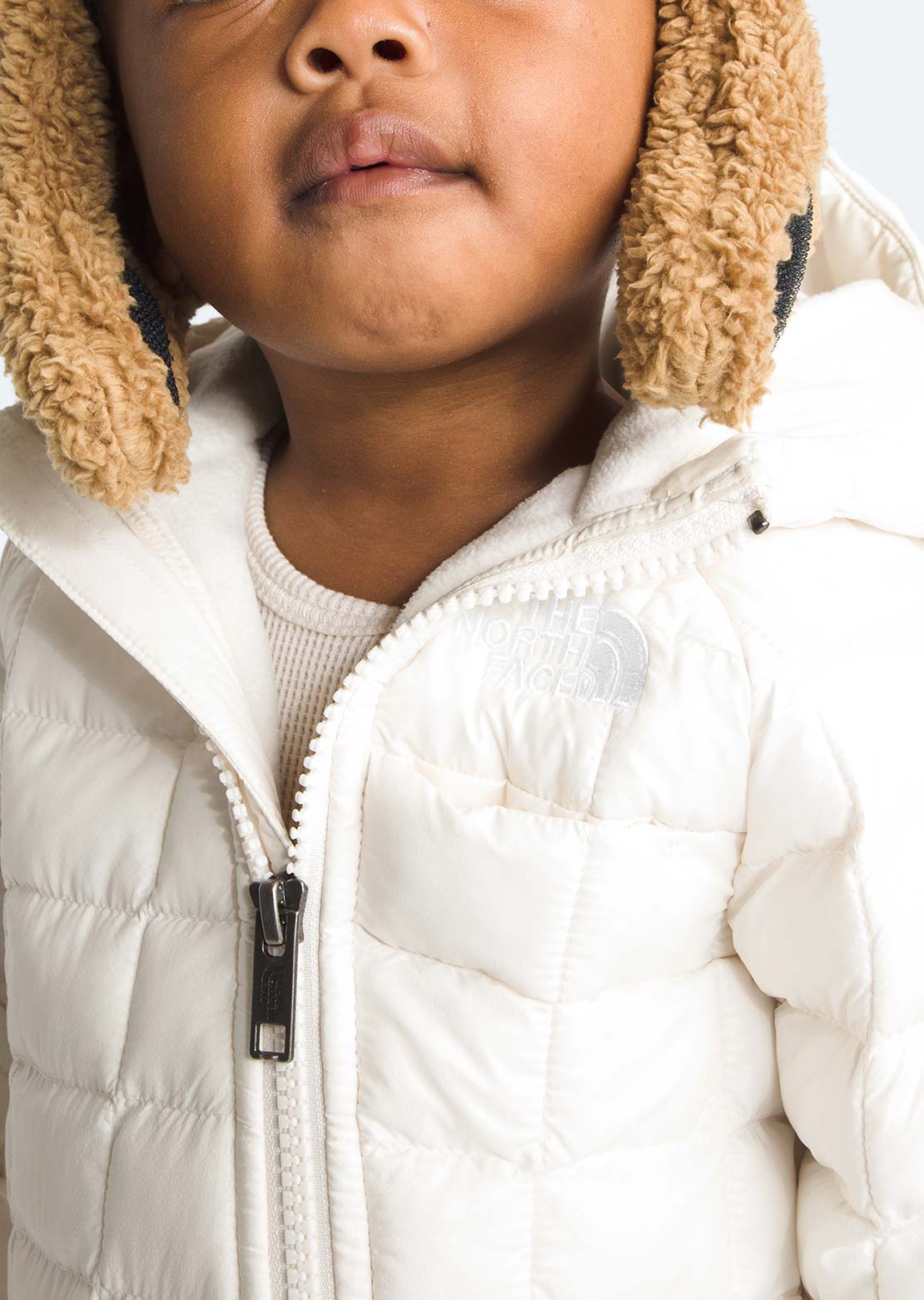 The North Face Infant ThermoBall One-Piece White Dune