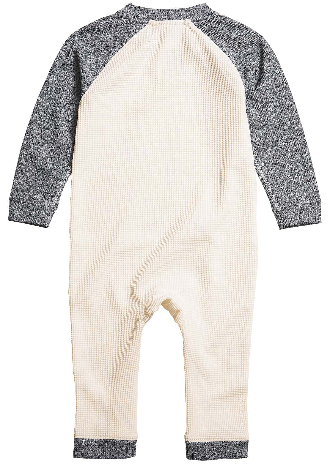 The North Face Infant Waffle Baselayer One-Piece Gardenia White