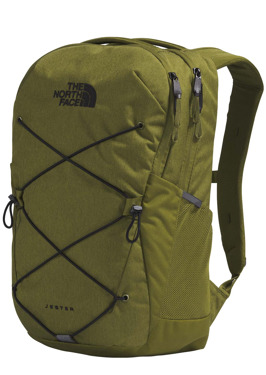 The North Face Jester Backpack Forest Olive Light Heather/TNF Black