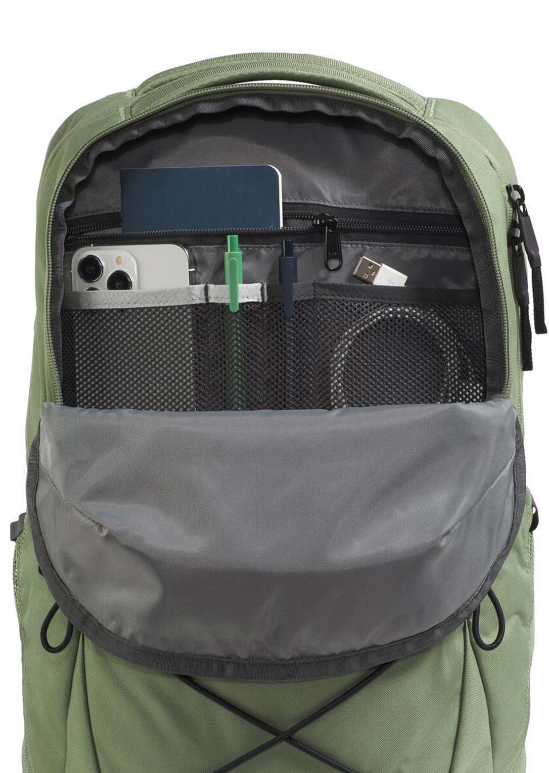 The North Face Jester Backpack Bark Mist/TNF Black