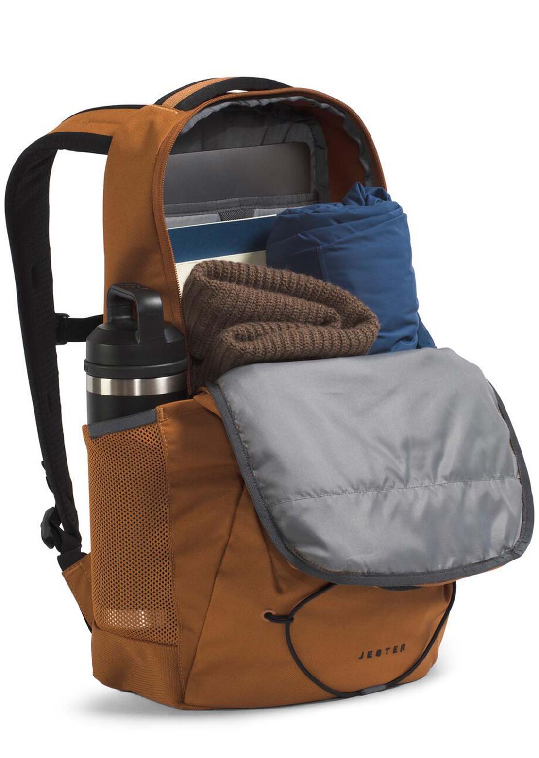 The North Face Jester Backpack Burnt Umber/TNF Black