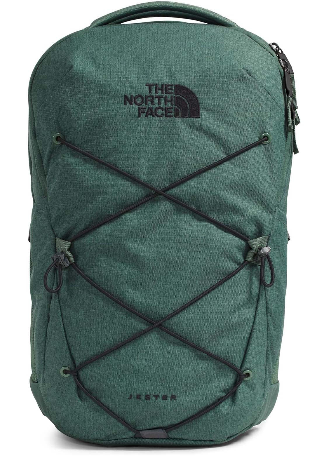 The North Face Jester Backpack Duck Green Dark Heather/TNF Black