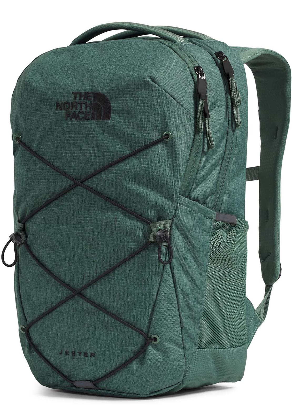 The North Face Jester Backpack Duck Green Dark Heather/TNF Black