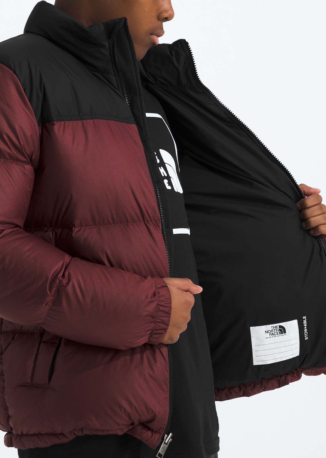 The North Face Junior 1996 Retro Nuptse Jacket Sumac