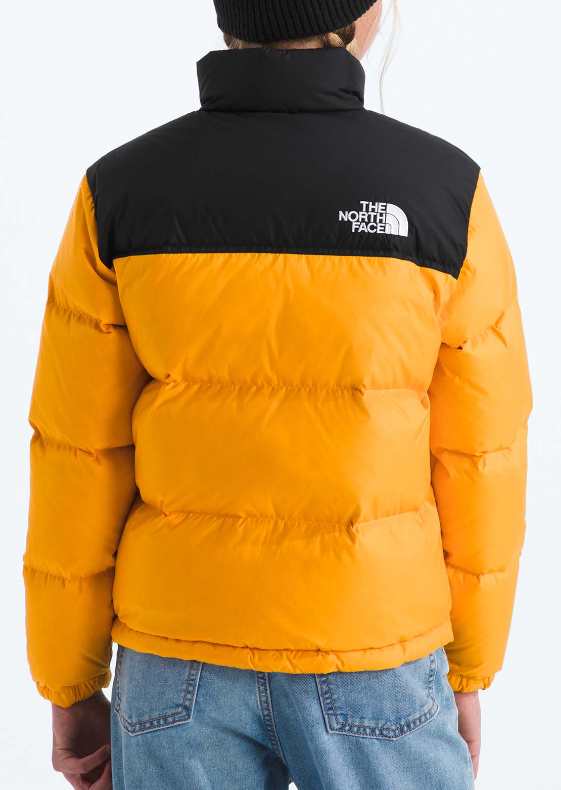 The North Face Junior 1996 Retro Nuptse Jacket Summit Gold-Recycled