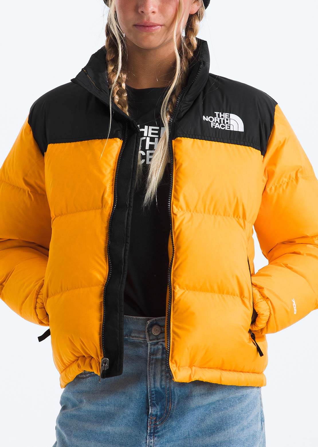 The North Face Junior 1996 Retro Nuptse Jacket Summit Gold-Recycled