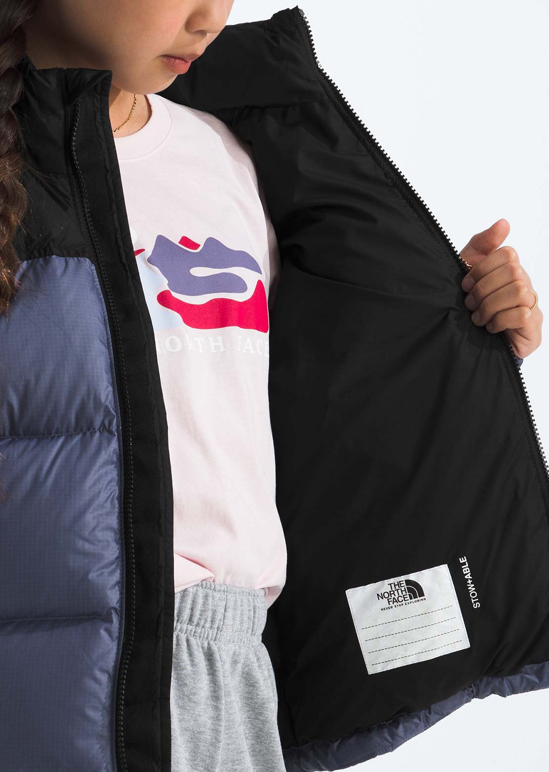 The North Face Junior 1996 Retro Nuptse Jacket Twilight Galaxy