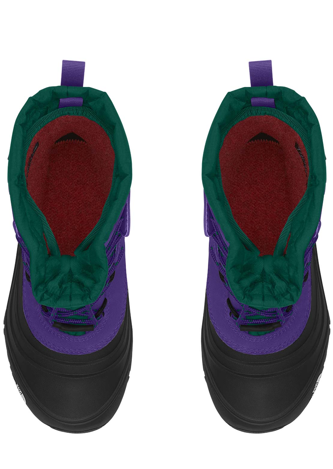 The North Face Junior Alpenglow V WP Boots Peak Purple/Evergreen