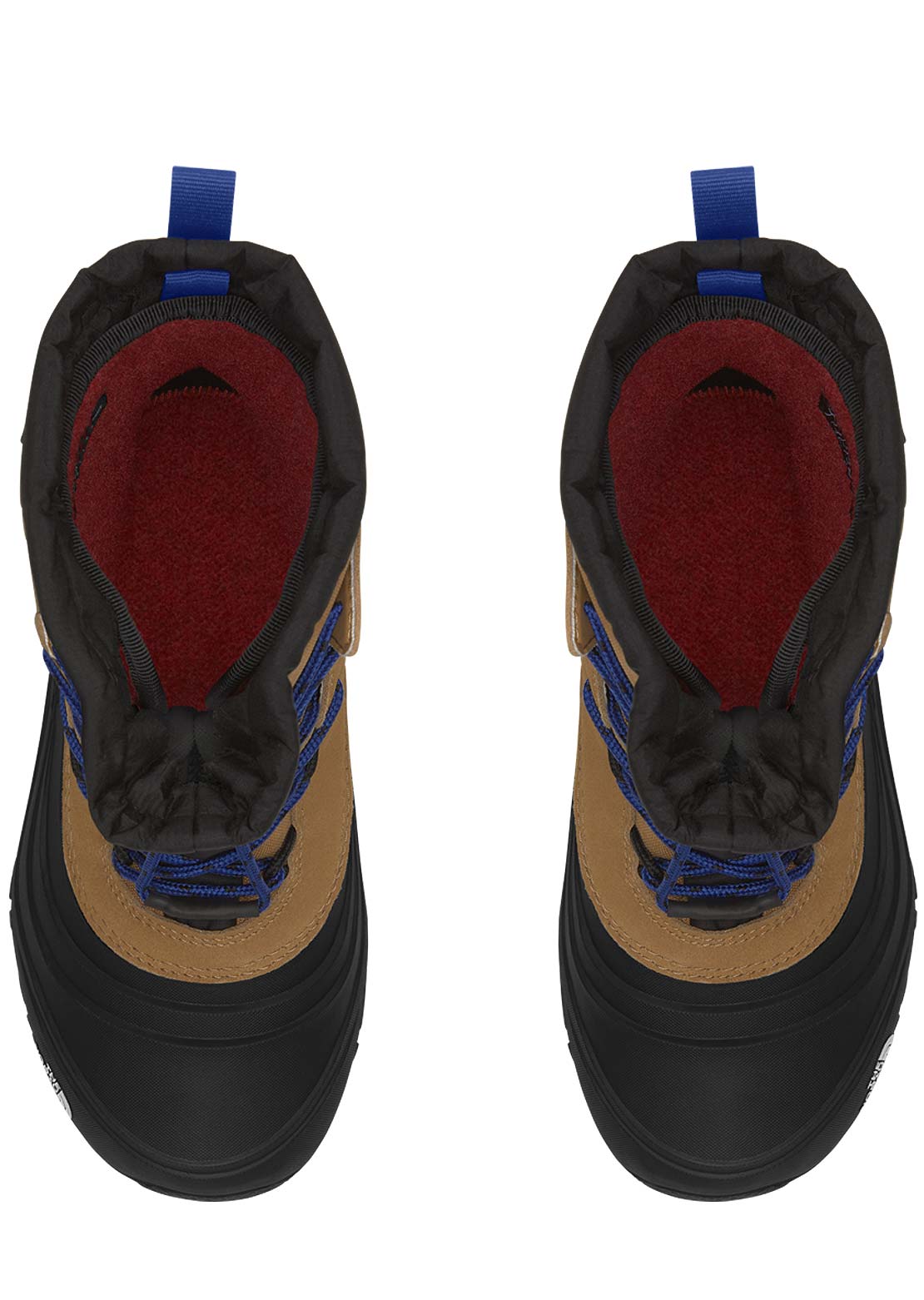 The North Face Junior Alpenglow V WP Boots Utility Brown/TNF Blue