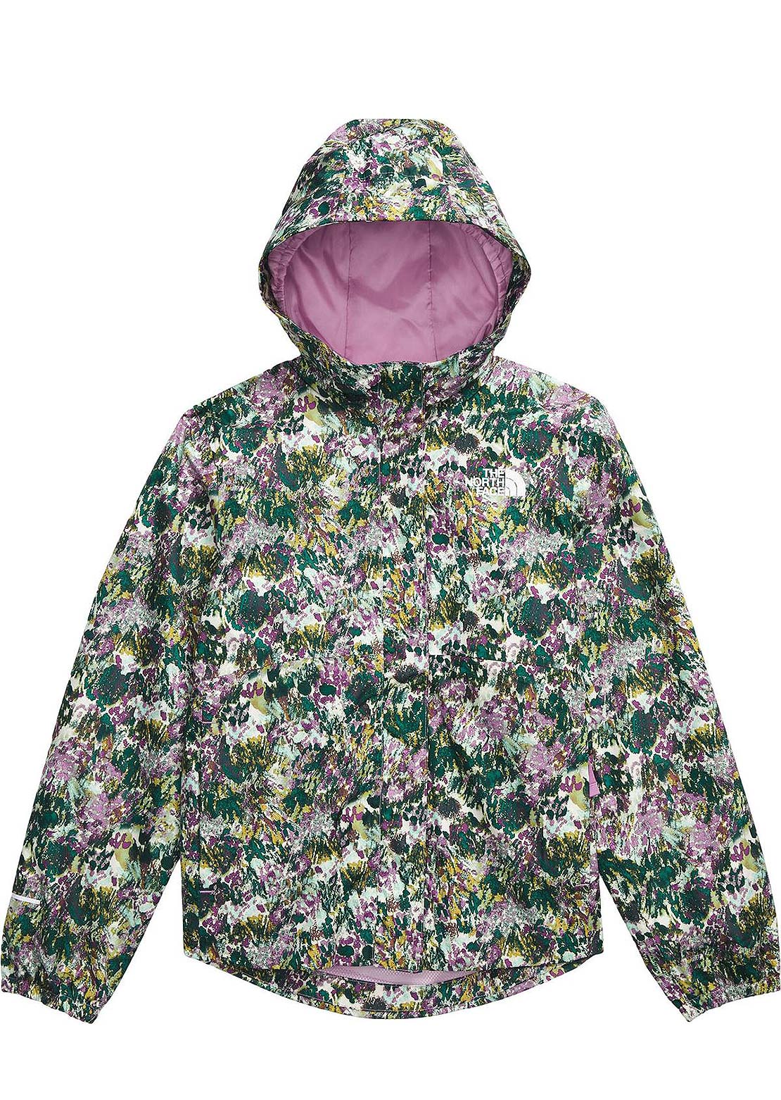 The North Face Junior Antora Rain Jacket Mineral Purple Maze Flo