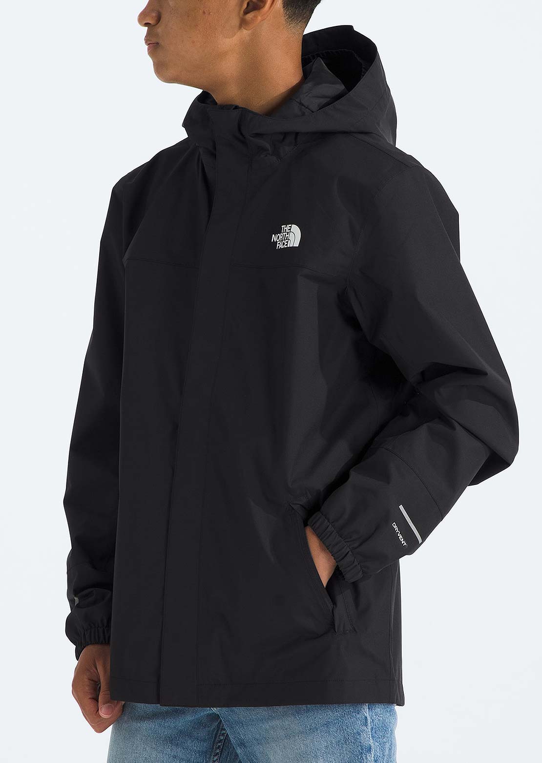 The North Face Junior Antora Rain Jacket TNF Black/TNF Black