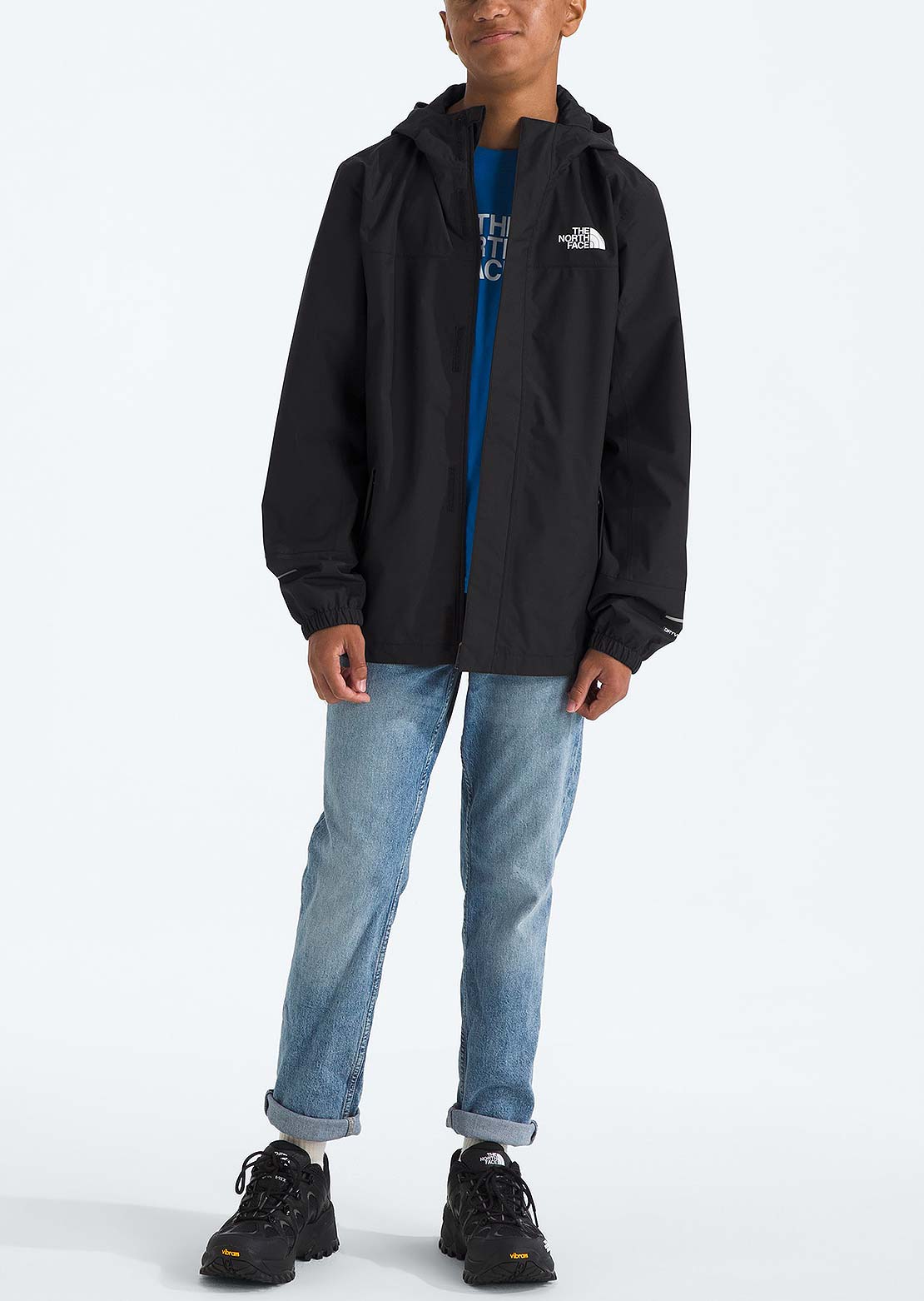 The North Face Junior Antora Rain Jacket TNF Black/TNF Black