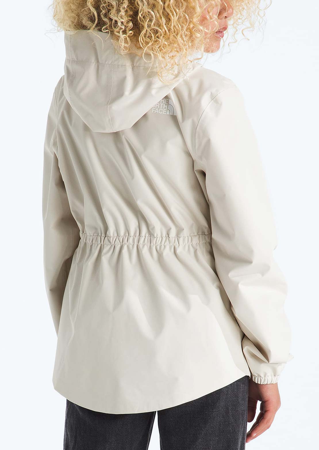 The North Face Junior Antora Rain Jacket White Dune/White Dune