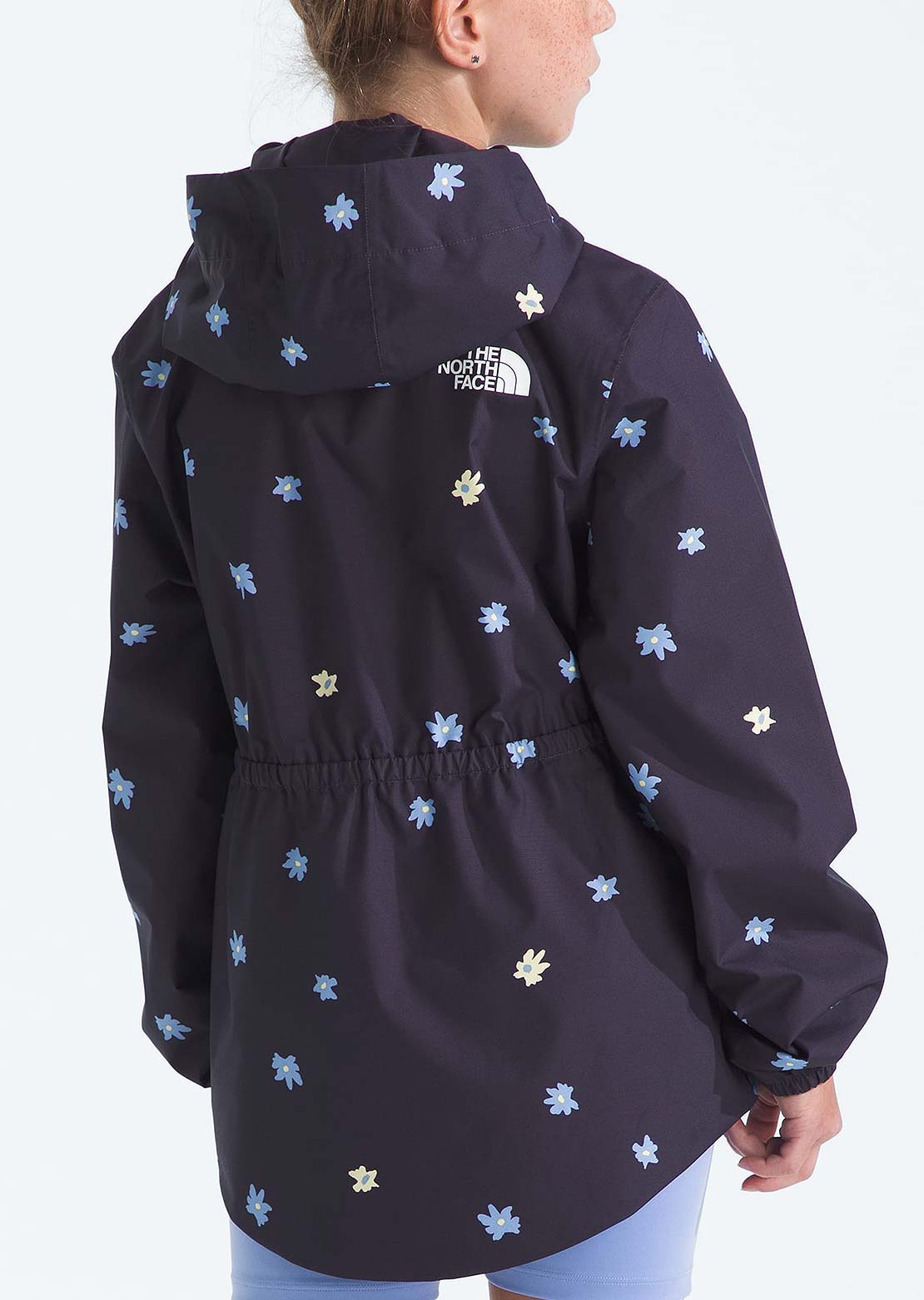 The North Face Junior Antora Rain Print Jacket Endless Dusk Simple Floral Print