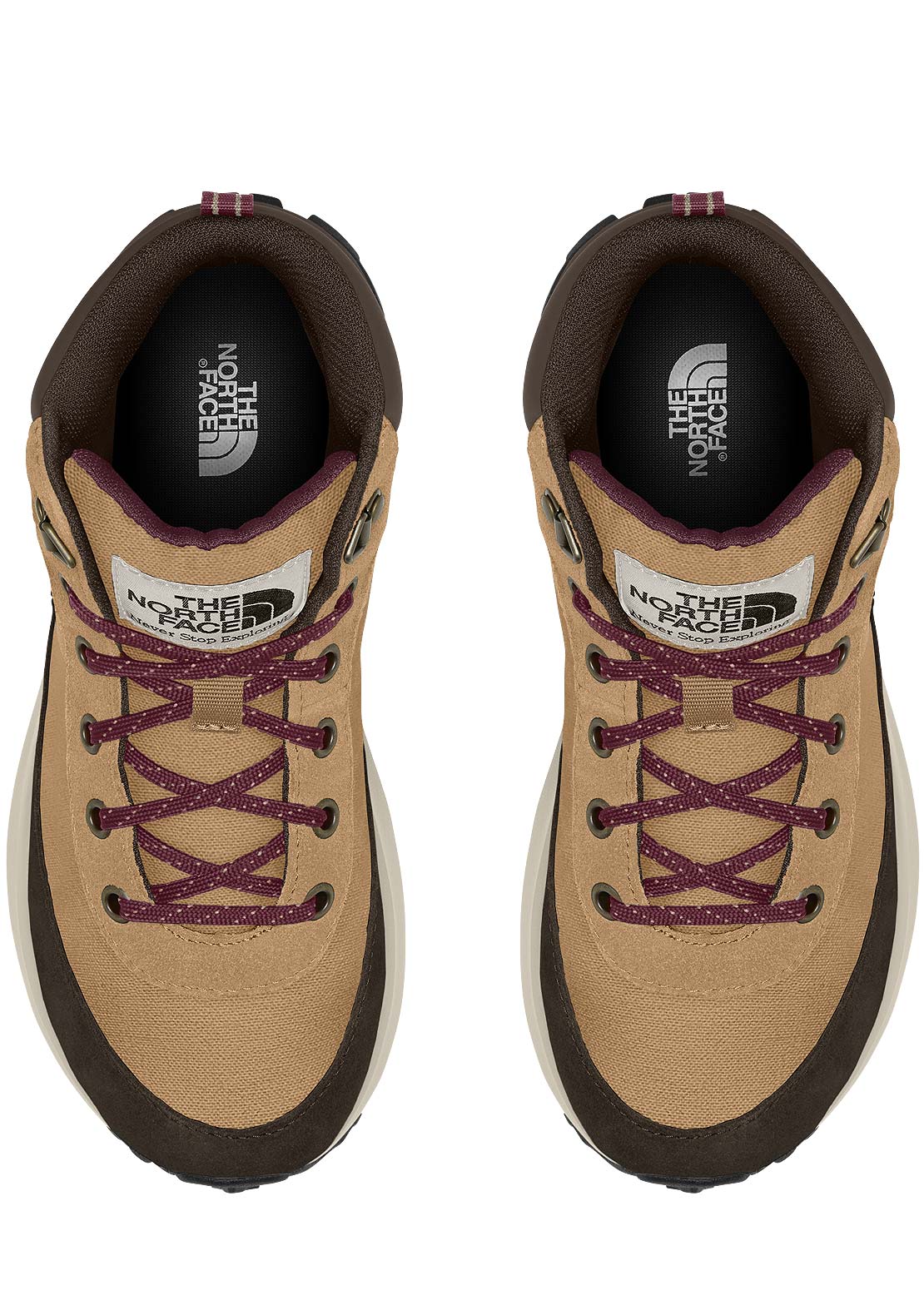 The North Face Junior Back-To-Berkeley IV Hiker Boots Almond Butter/Demitasse Brown