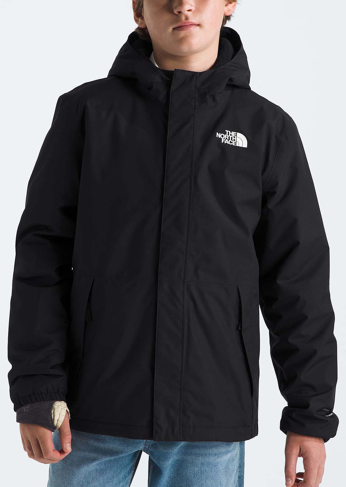 The North Face Junior Warm Antora Rain Jacket TNF Black/TNF Black