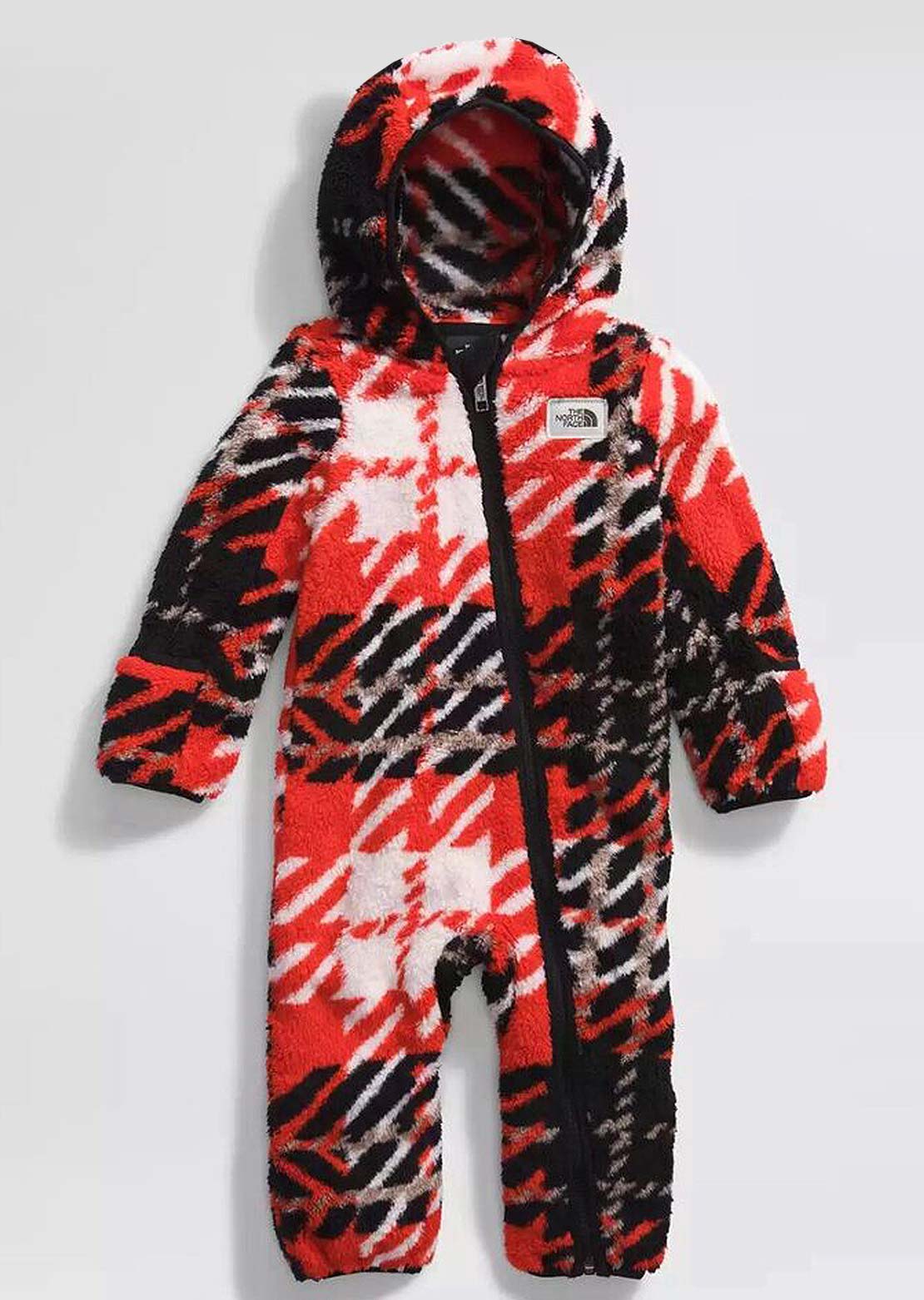 The North Face Junior Cabin Fleece One-Piece Campshire Fiery Red Medium Icon P