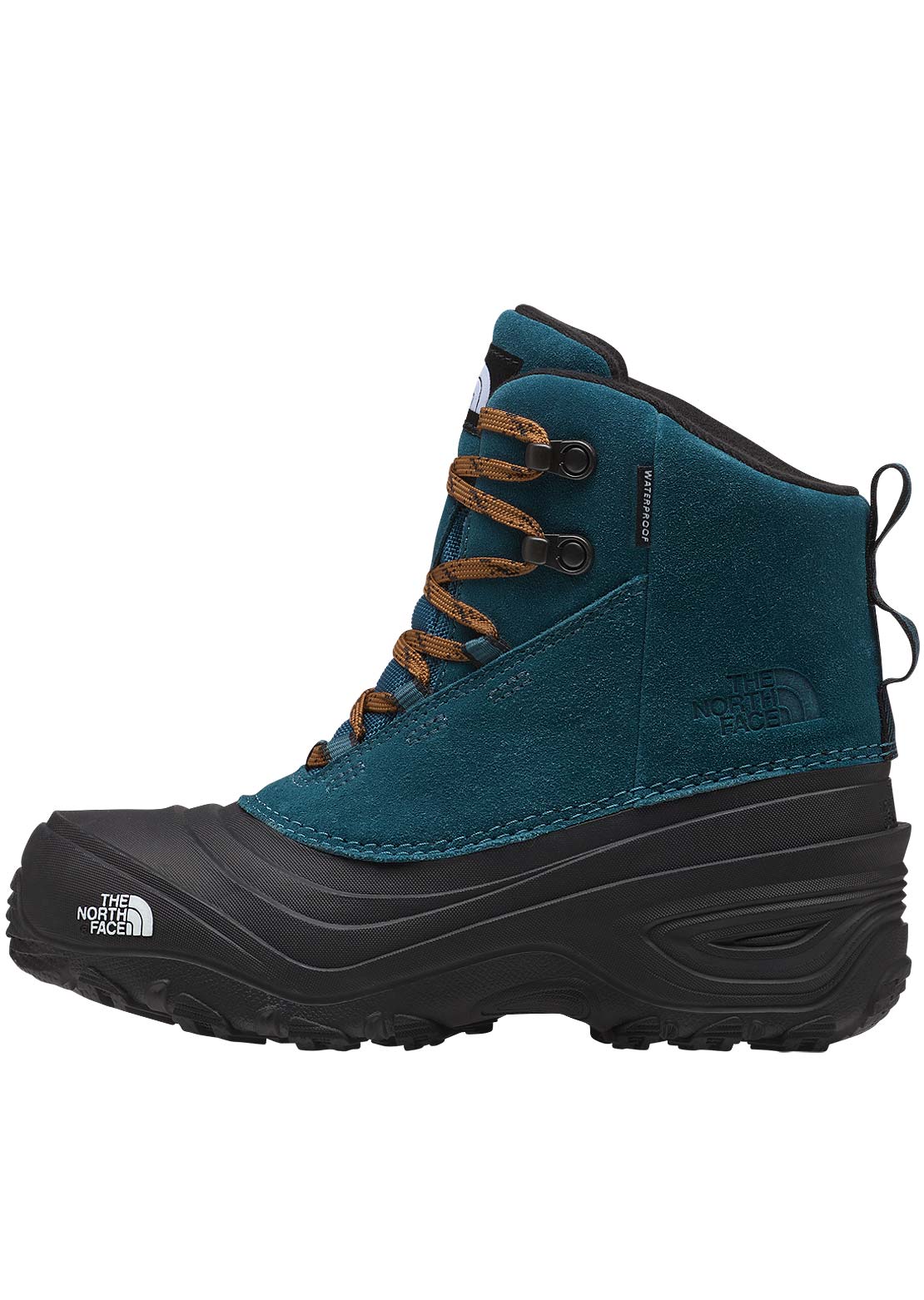 The North Face Junior Chilkat V Lace WP Boots Midnight Petrol/Timber Tan