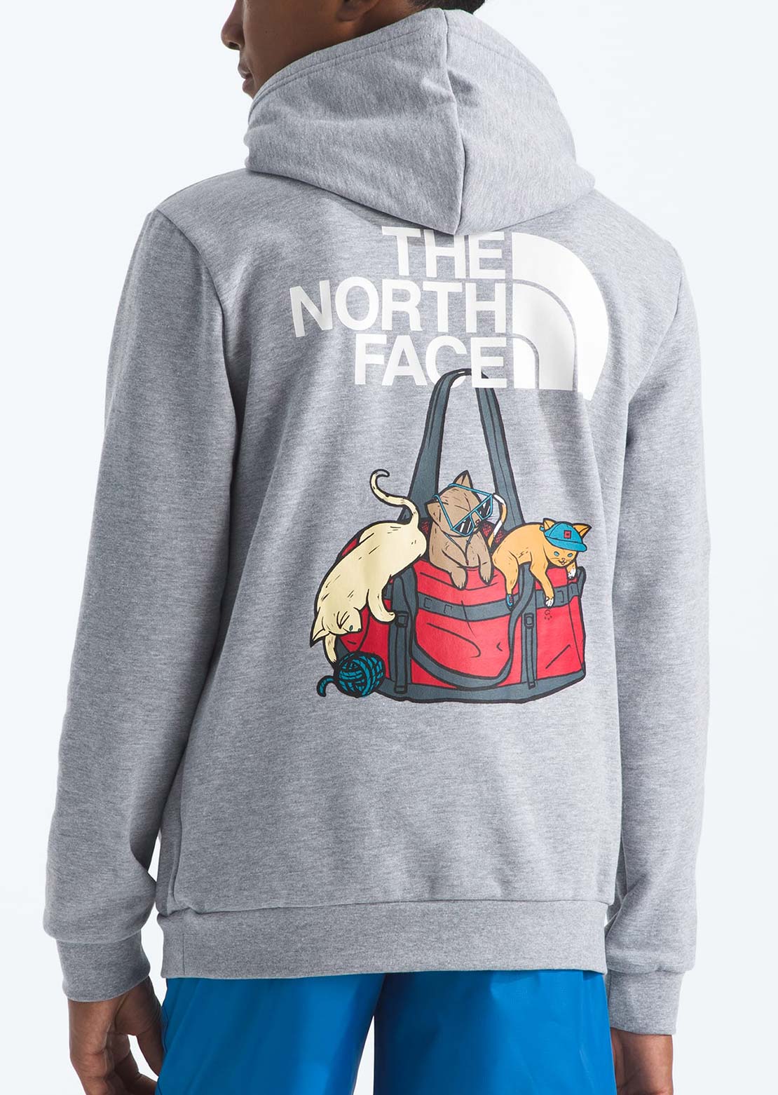 The North Face Junior Ember Fade Regular Hood TNF Pale Grey Heather