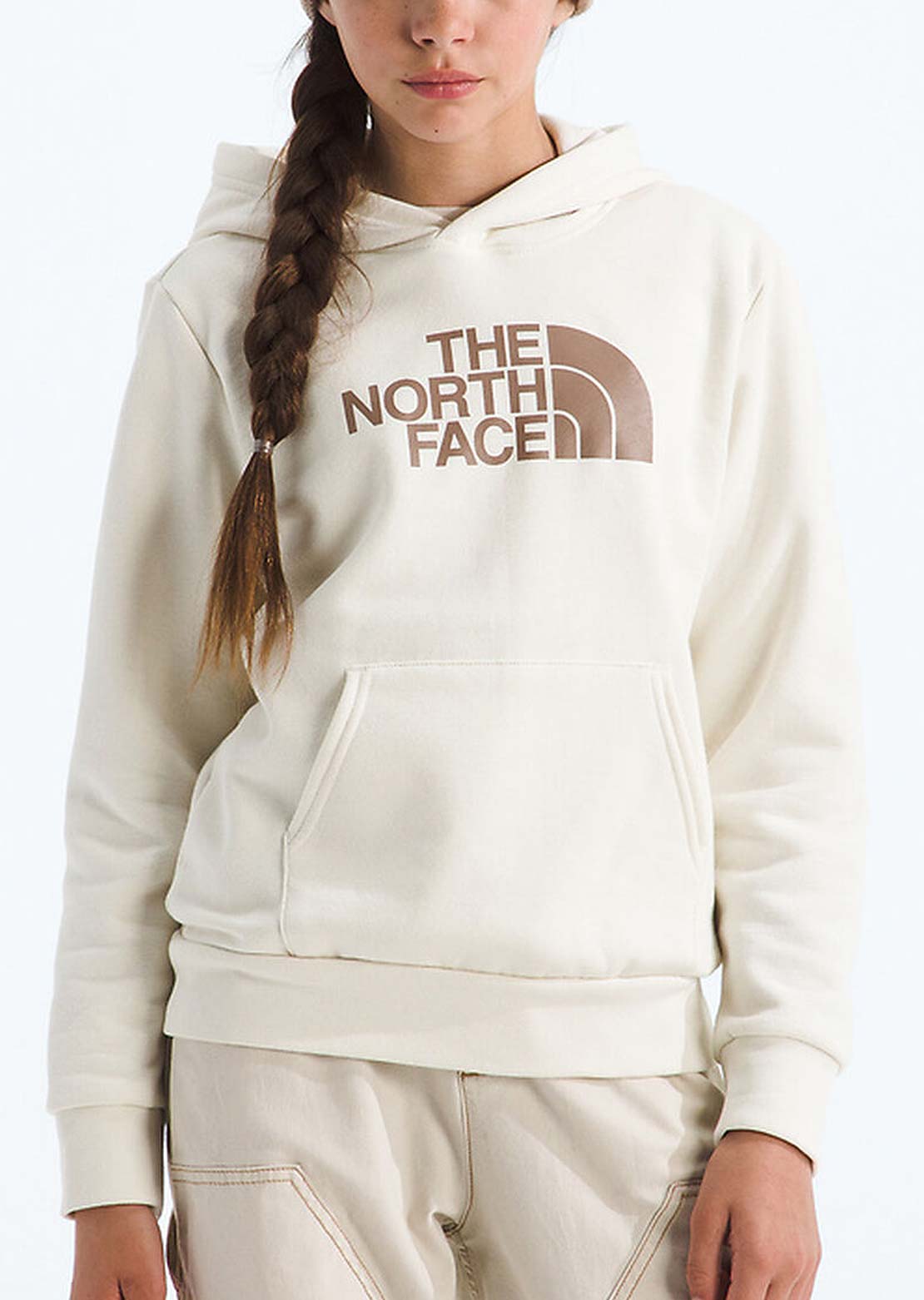The North Face Junior Evolution Half Dome Pullover Hood White Dune