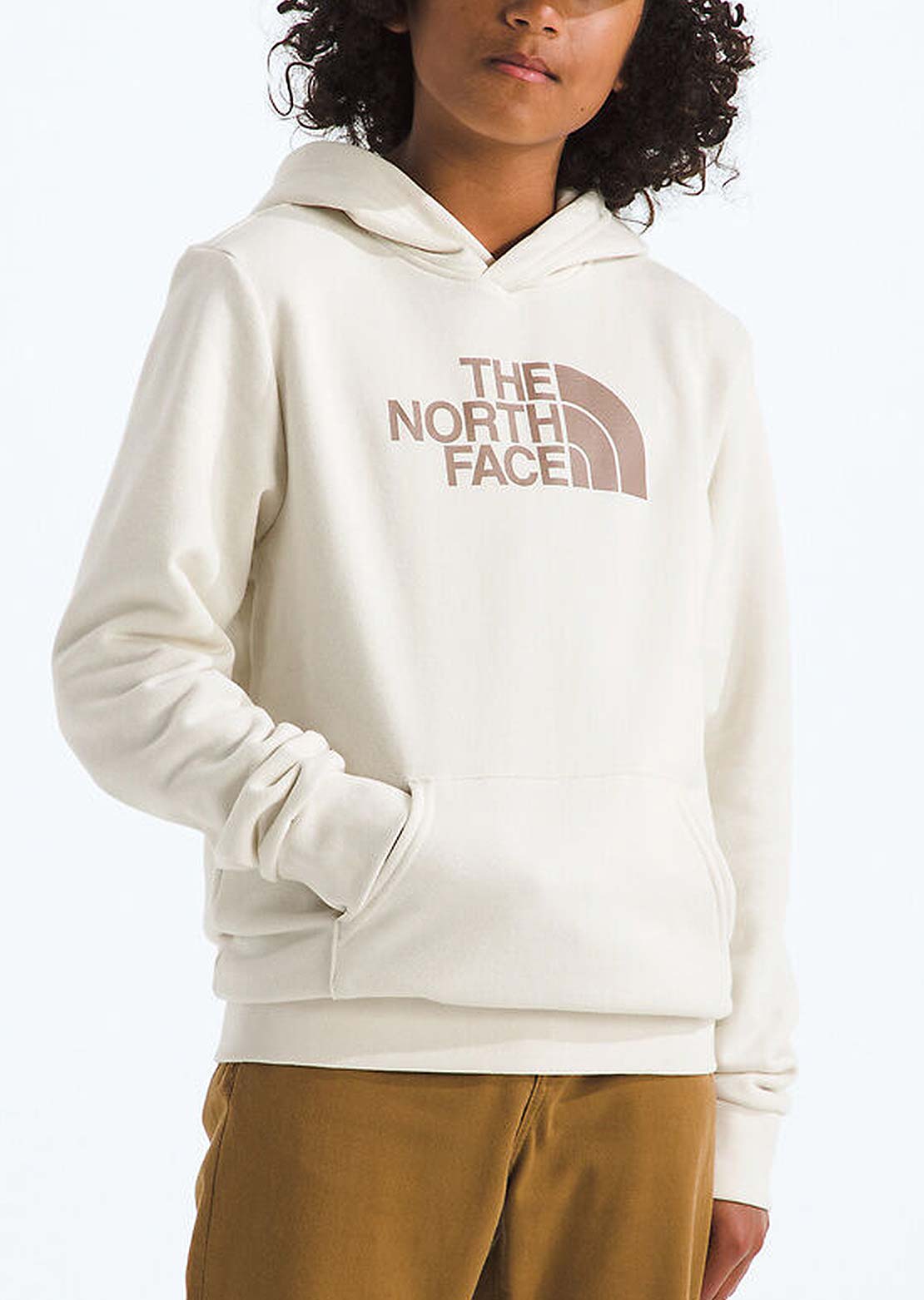 The North Face Junior Evolution Half Dome Pullover Hood White Dune