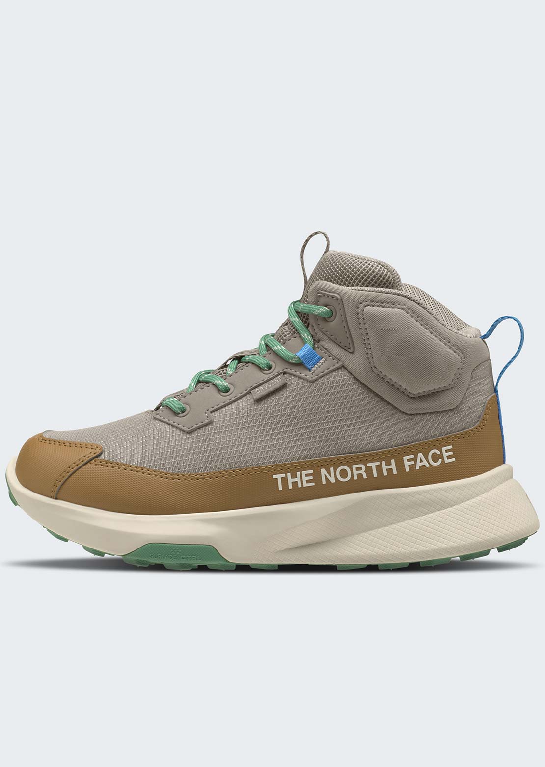 The North Face Junior Fastpack II Mid WP Hiking Boots Stone Slab/Dimmed Algae