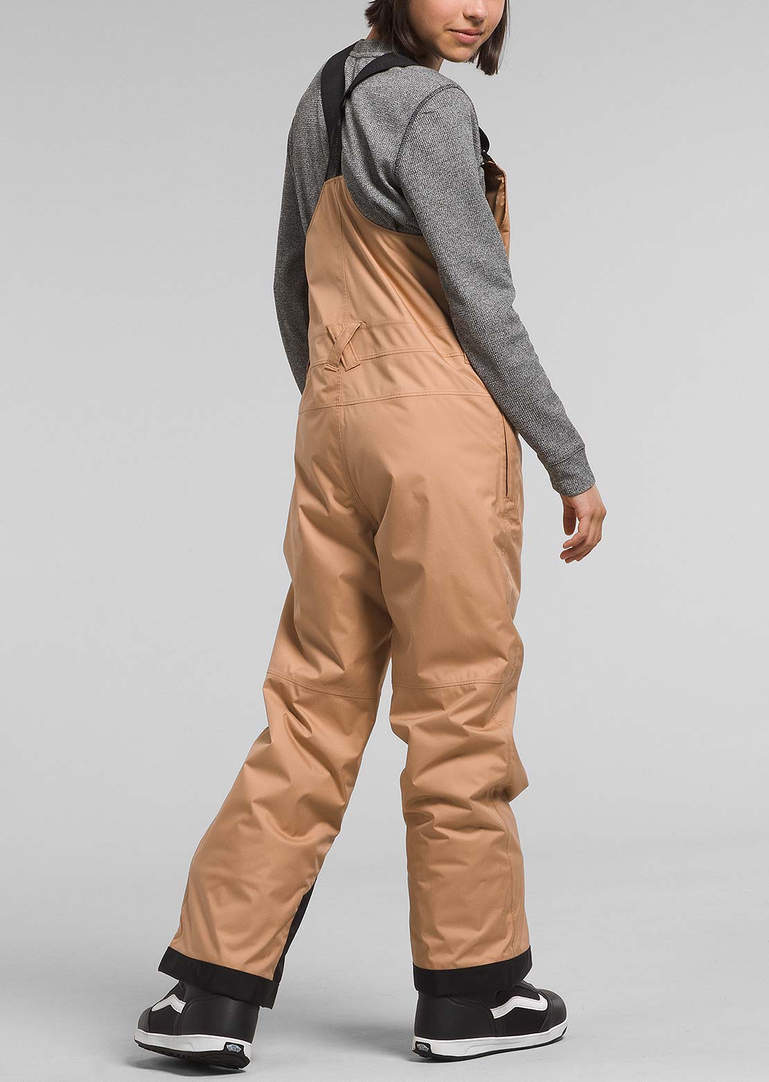 The North Face Junior Freedom Insulated Bib Pants Almond Butter