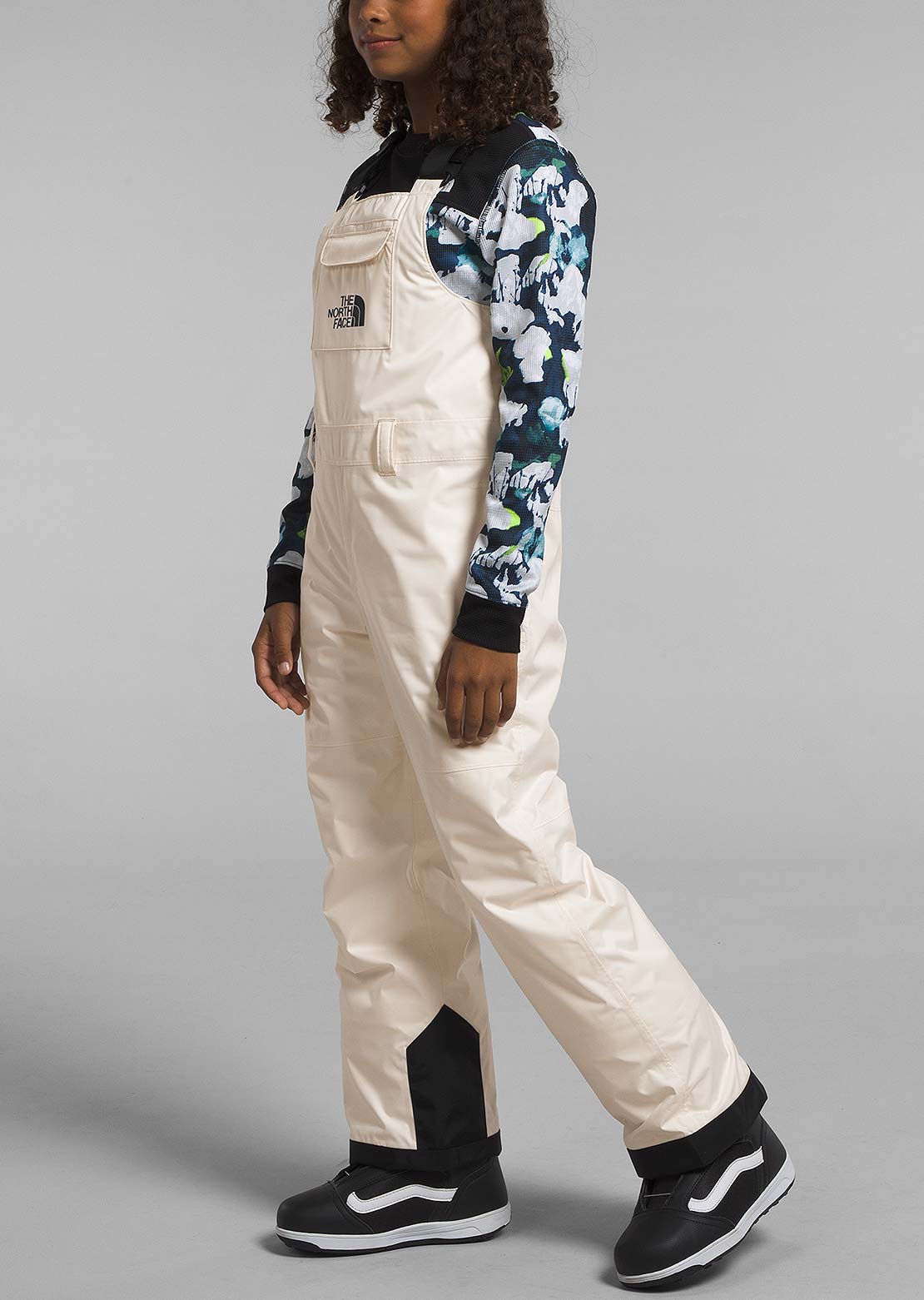 The North Face Junior Freedom Insulated Bib Pants Gardenia White