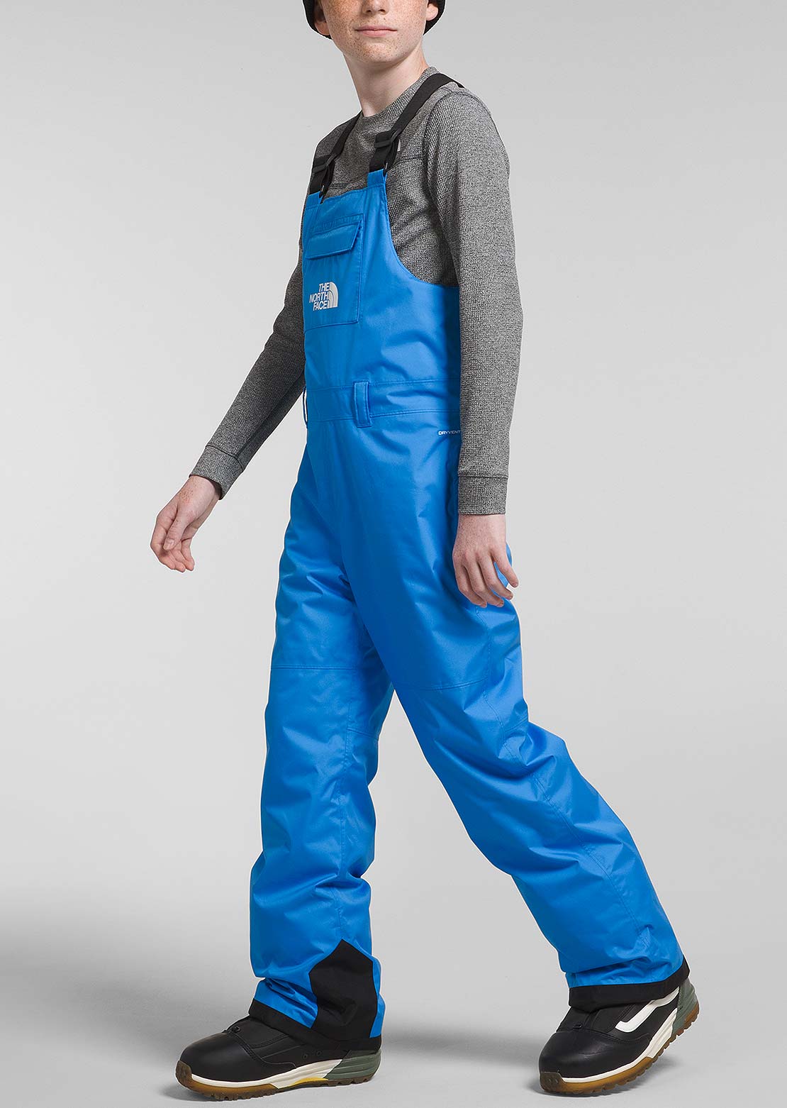 The North Face Junior Freedom Insulated Bib Pants Optic Blue