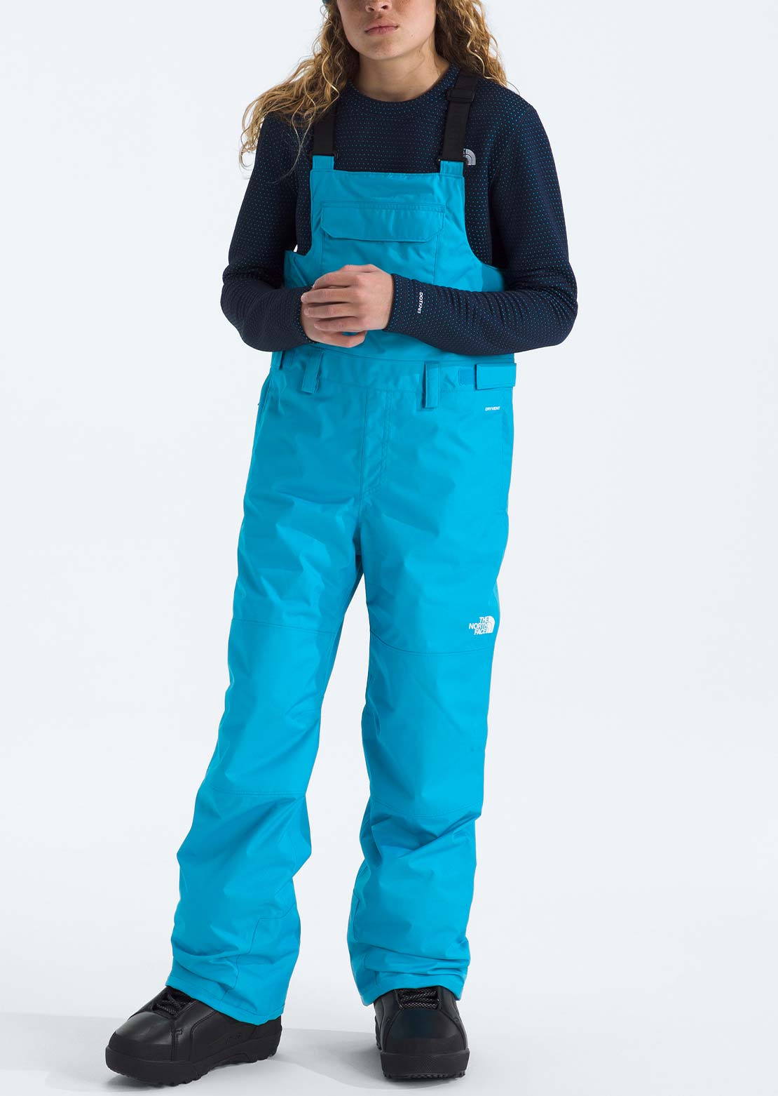 The North Face Junior Freedom Insulated Bib Pants Meridian Blue