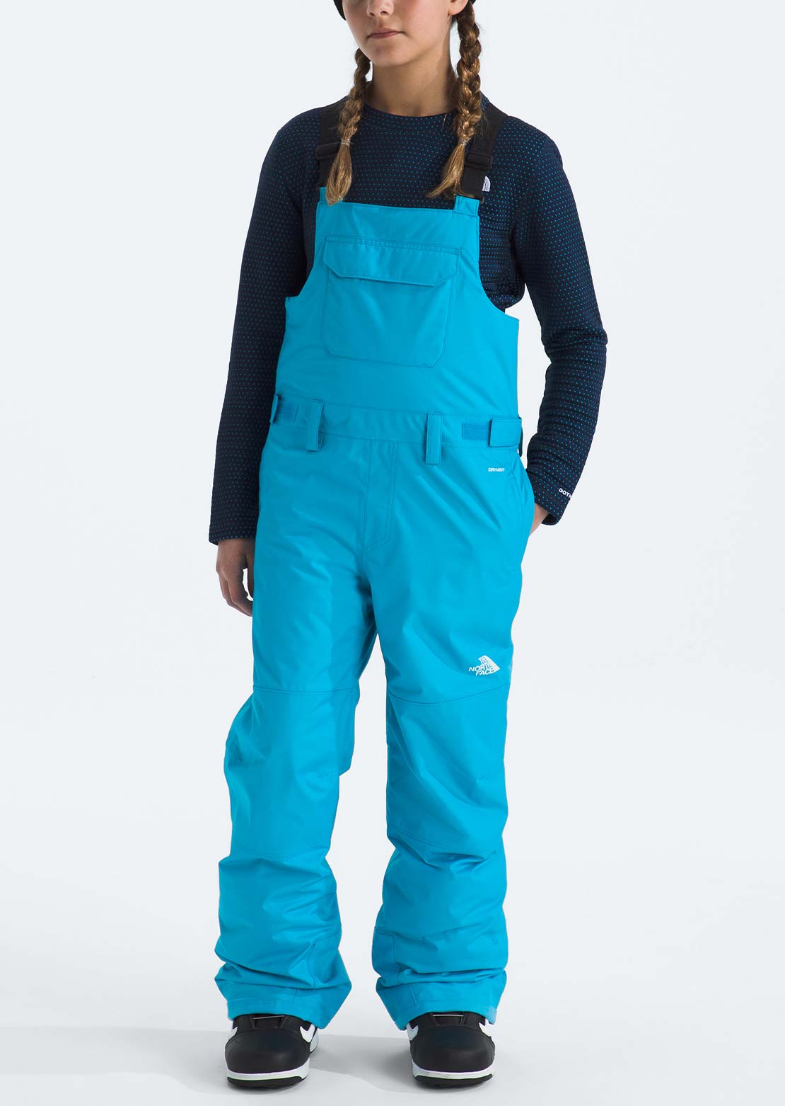 The North Face Junior Freedom Insulated Bib Pants Meridian Blue