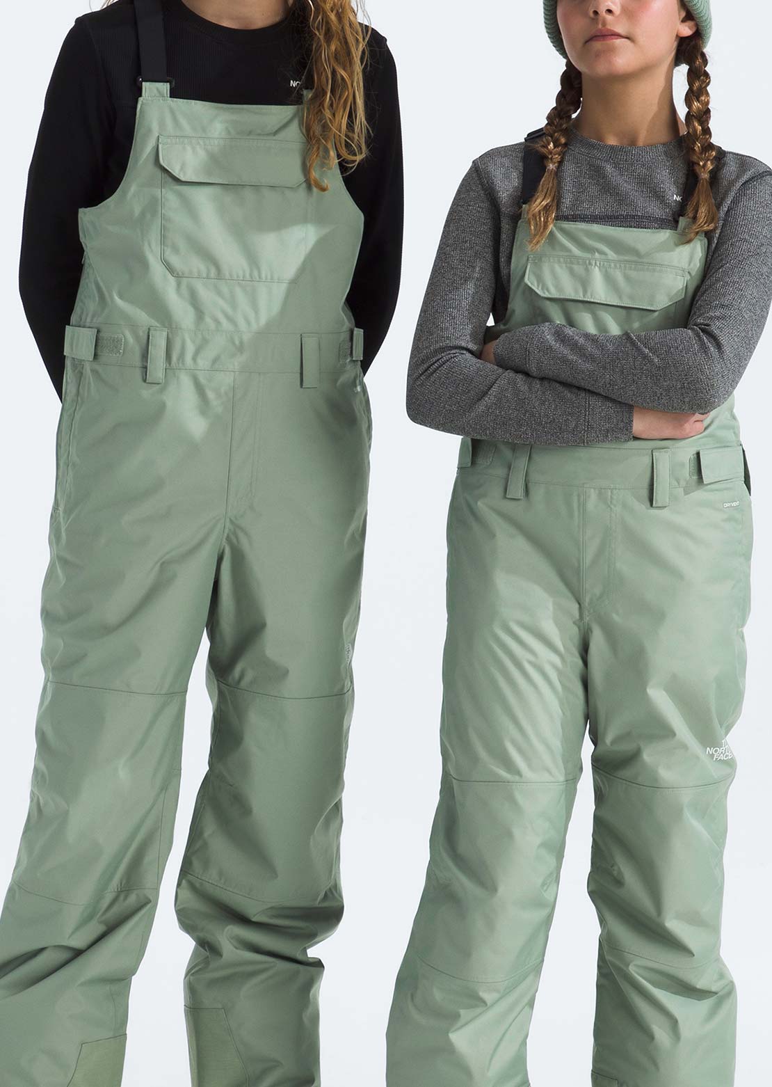 The North Face Junior Freedom Insulated Bib Pants Slate Moss