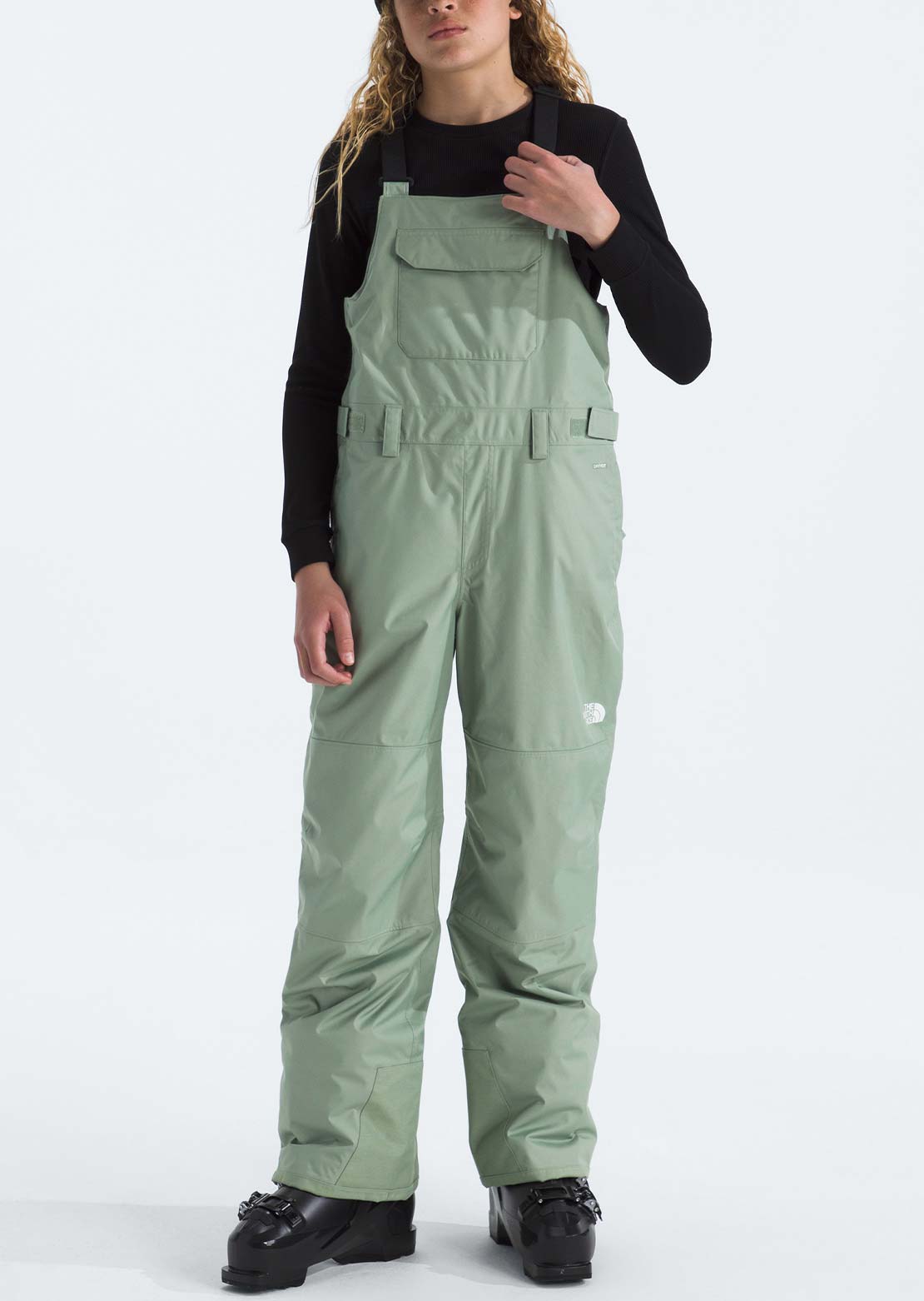 The North Face Junior Freedom Insulated Bib Pants Slate Moss
