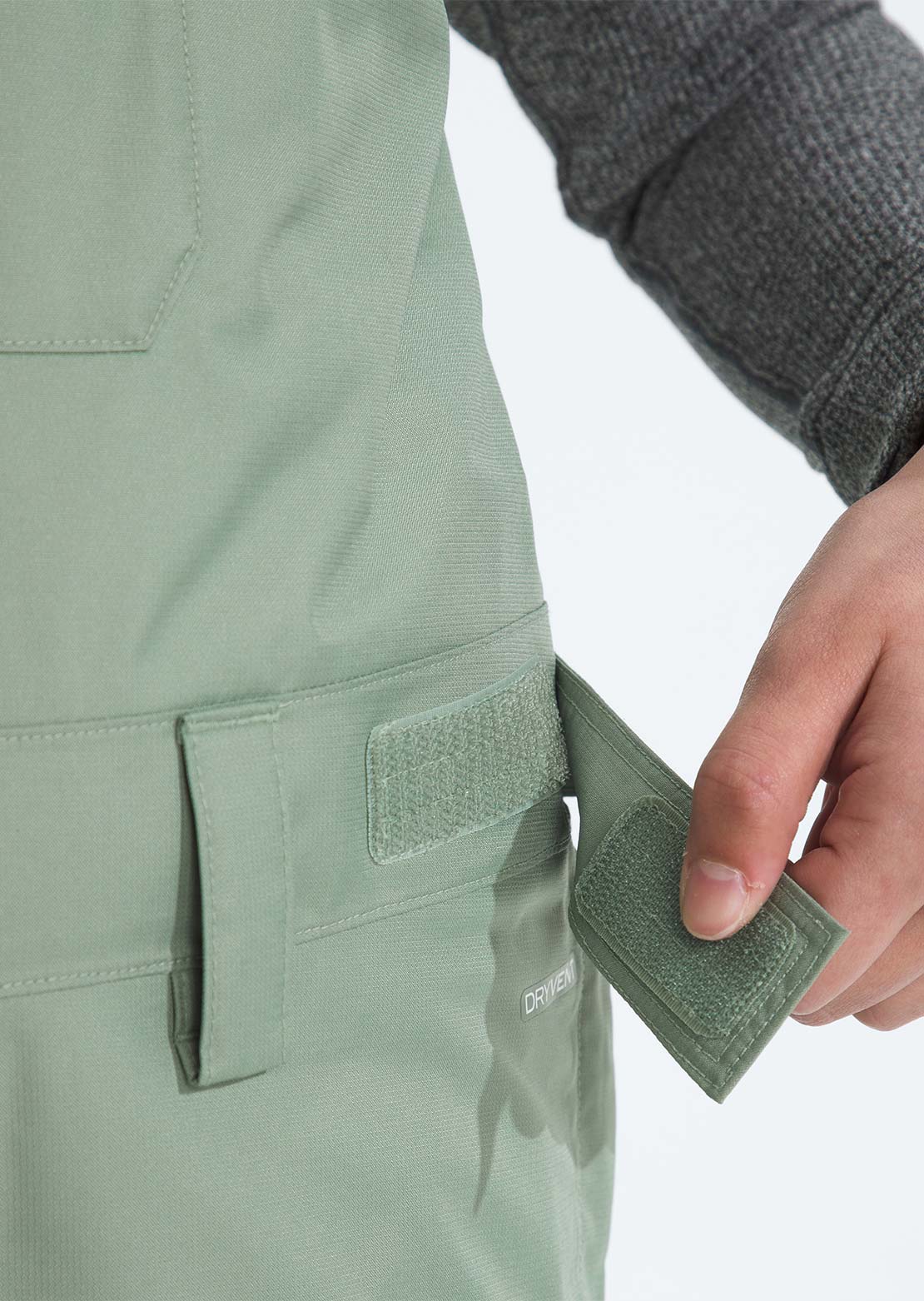 The North Face Junior Freedom Insulated Bib Pants Slate Moss