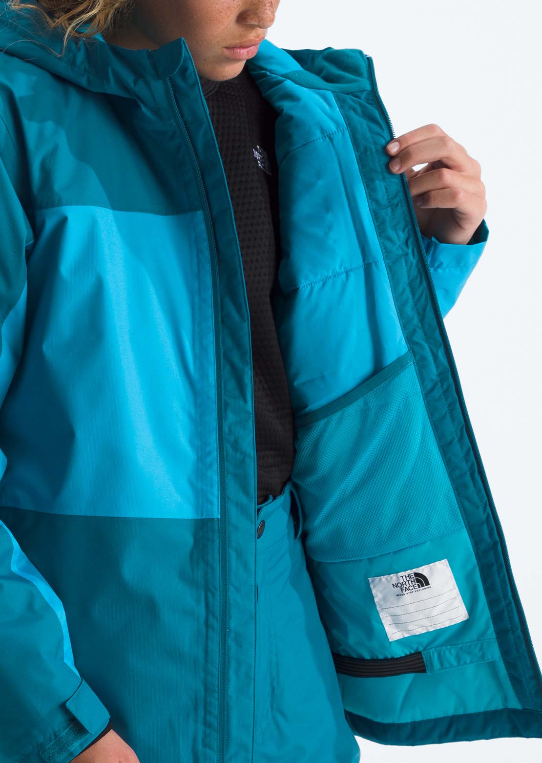 The North Face Junior Freedom Insulated Jacket Dusk Blue/Meridian Blue