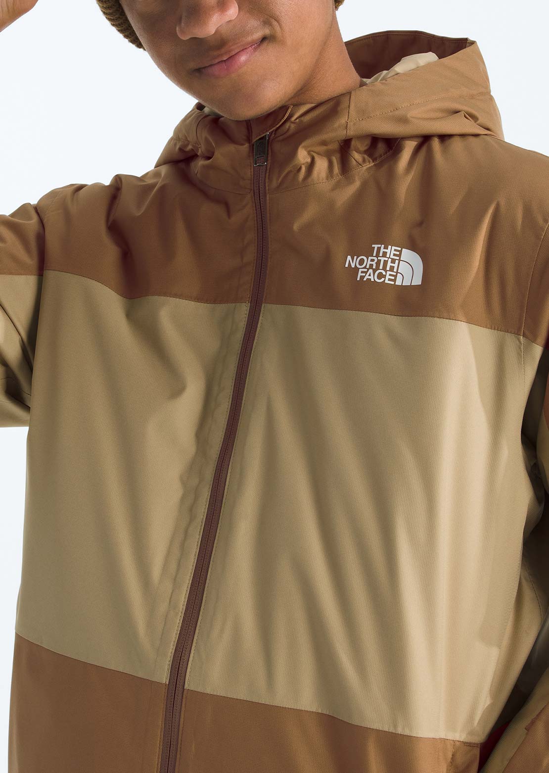 The North Face Junior Freedom Insulated Jacket Utility Brown/Khaki Stone