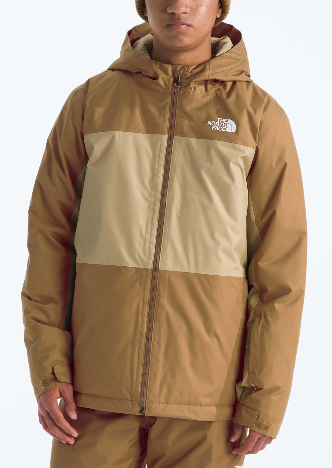 The North Face Junior Freedom Insulated Jacket Utility Brown/Khaki Stone