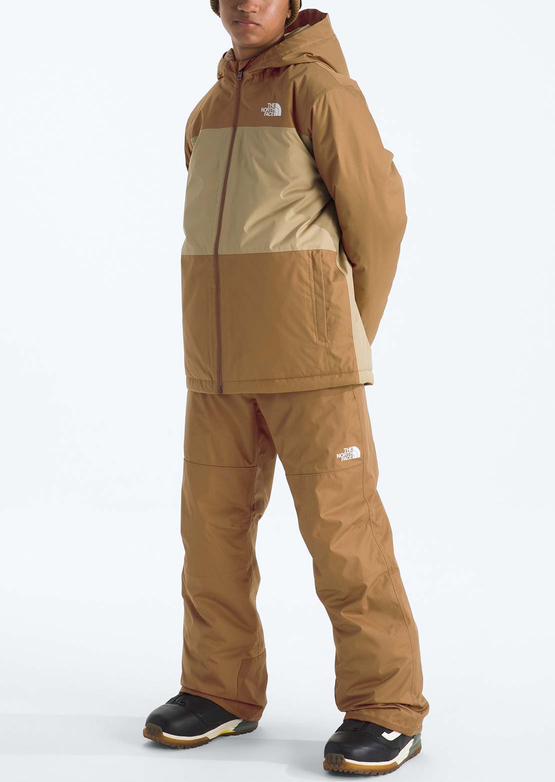 The North Face Junior Freedom Insulated Jacket Utility Brown/Khaki Stone