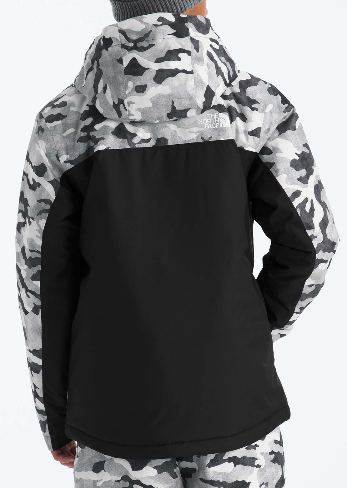 The North Face Junior Freedom Insulated Print Jacket Smoked Pearl TNF Camo Small Print