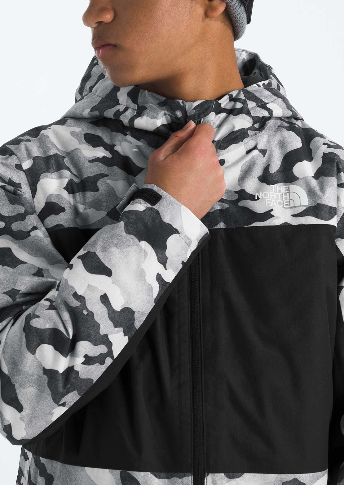 The North Face Junior Freedom Insulated Print Jacket Smoked Pearl TNF Camo Small Print