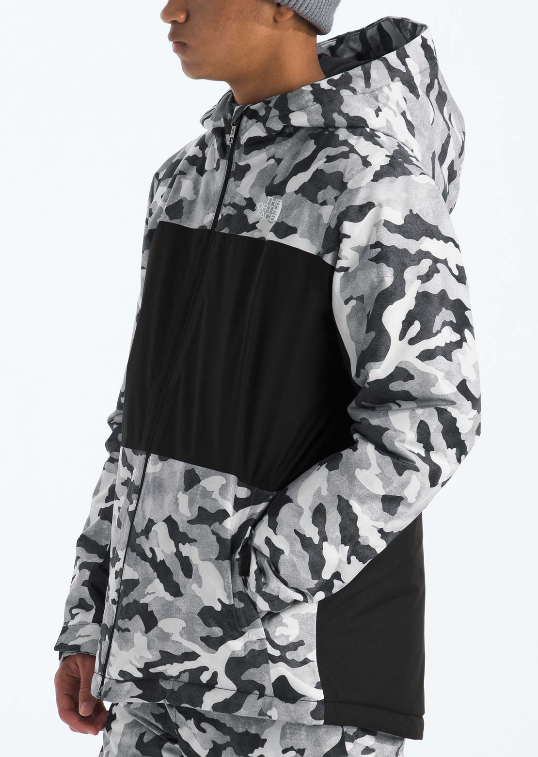 The North Face Junior Freedom Insulated Print Jacket Smoked Pearl TNF Camo Small Print