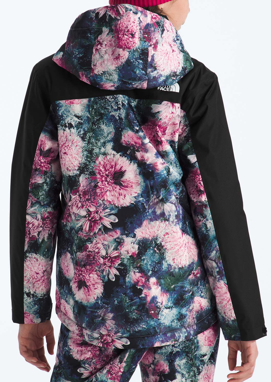The North Face Junior Freedom Insulated Print Jacket Pale Blossom Frozen Floral Print